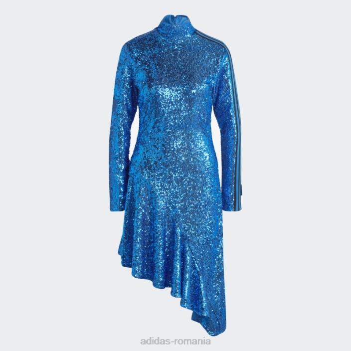 Adidas rochie cu paiete blue bird varianta albastra femei pasare albastra 2JBN2644