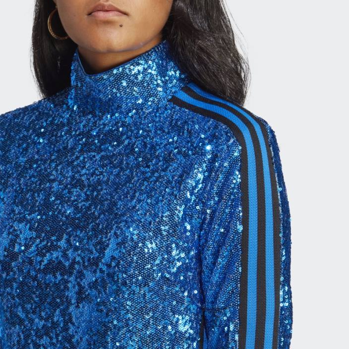 Adidas rochie cu paiete blue bird varianta albastra femei pasare albastra 2JBN2644