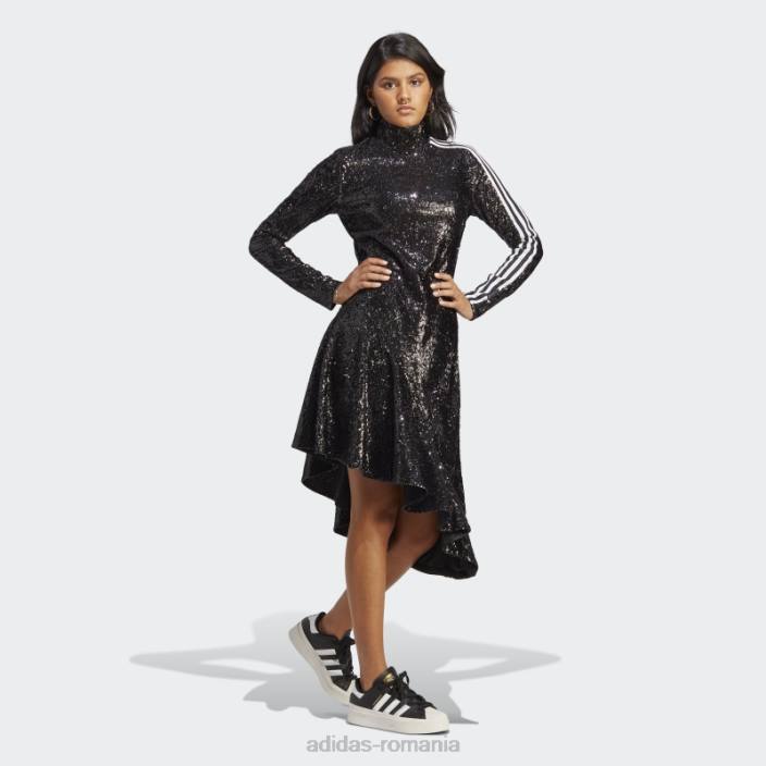 Adidas rochie cu paiete varianta albastra neagra femei negru 2JBN2635