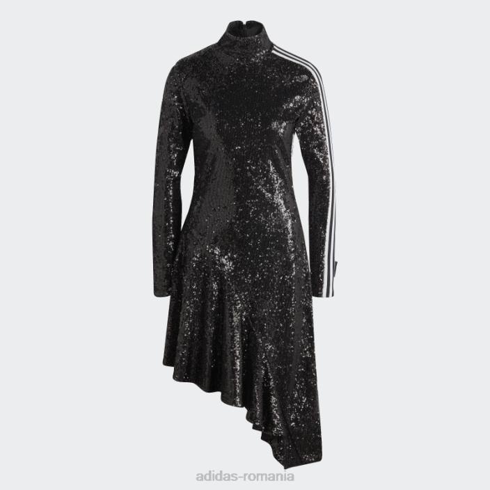 Adidas rochie cu paiete varianta albastra neagra femei negru 2JBN2635
