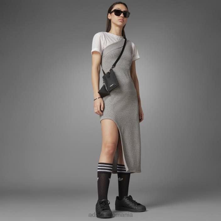 Adidas rochie cu un singur umăr versiunea albastru heather femei miezul erica 2JBN9472
