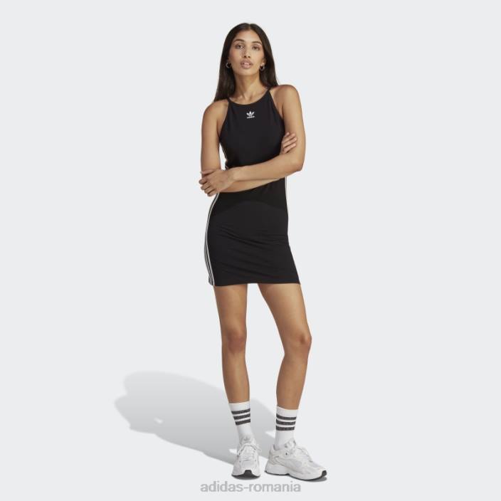 Adidas rochie de vara stransa adicolor classics neagra femei negru 2JBN16789