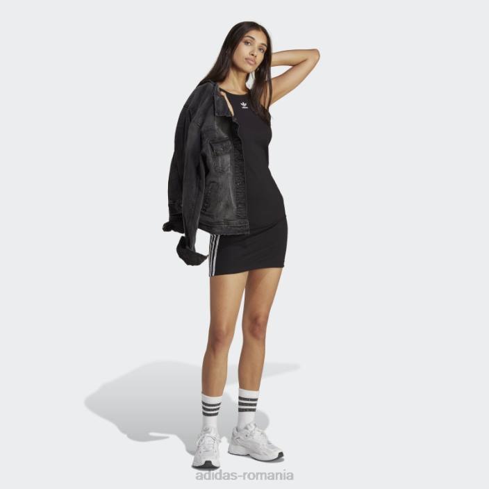 Adidas rochie de vara stransa adicolor classics neagra femei negru 2JBN16789