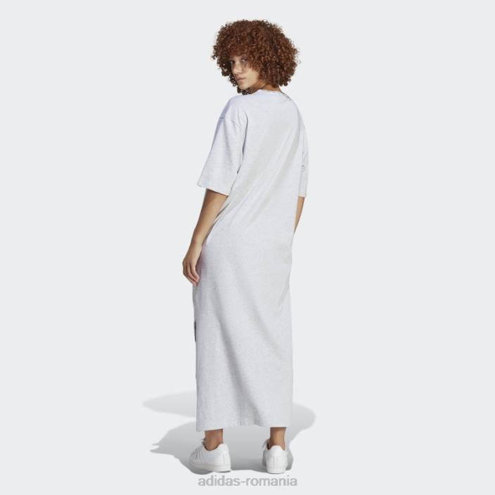 Adidas rochie gri deschis gri deschis premium essentials femei erica gri deschis 2JBN9838