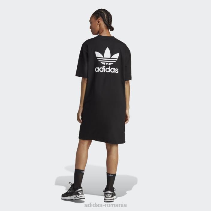 Adidas rochie neagra adicolor classics tip tricou mare femei negru 2JBN9292