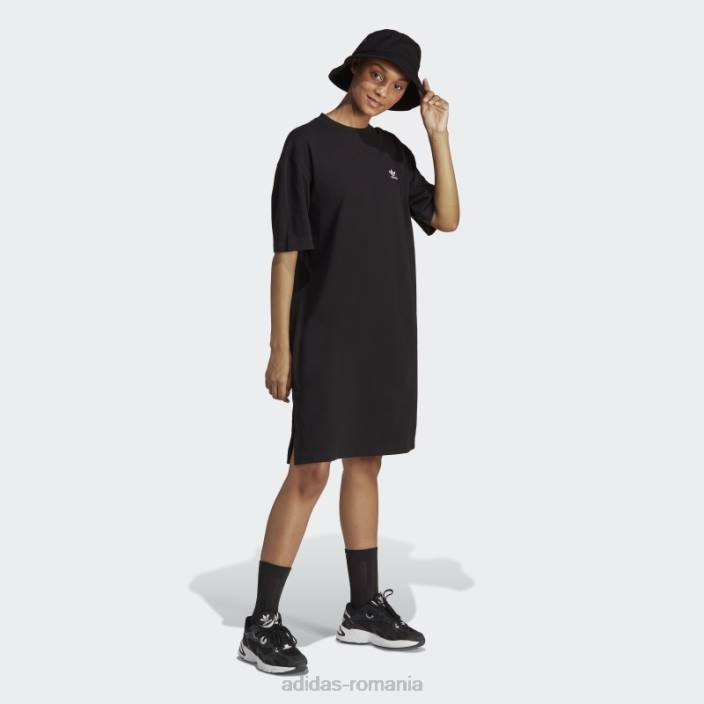 Adidas rochie neagra adicolor classics tip tricou mare femei negru 2JBN9292