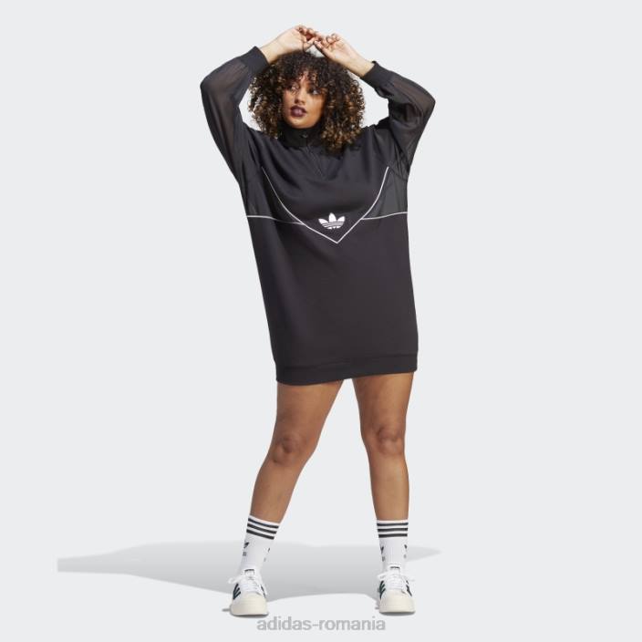 Adidas rochie neagra originale femei negru 2JBN16402