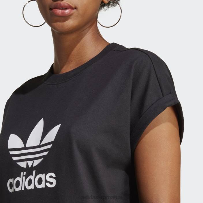 Adidas rochie neagra trifoil adicolor classics femei negru 2JBN9725