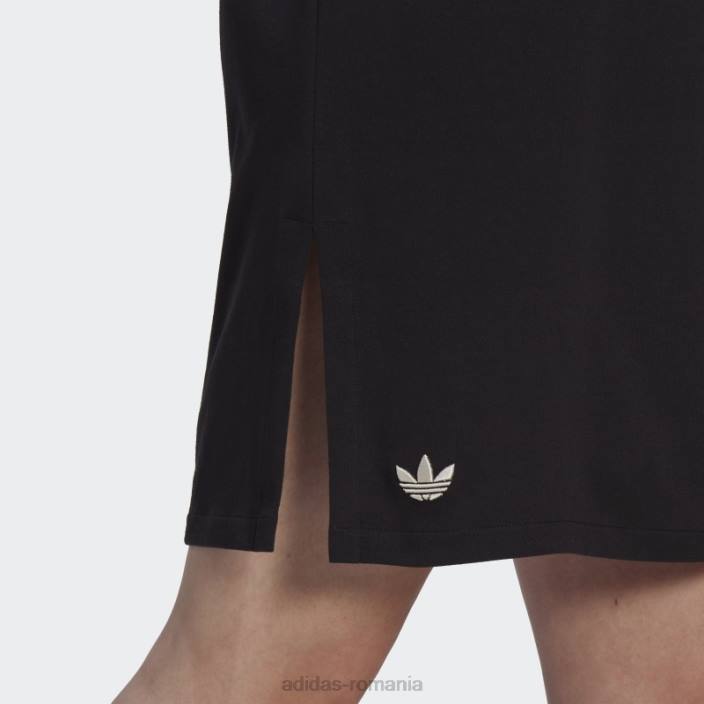 Adidas rochie tricou adicolor neuclassics negru femei negru 2JBN10340