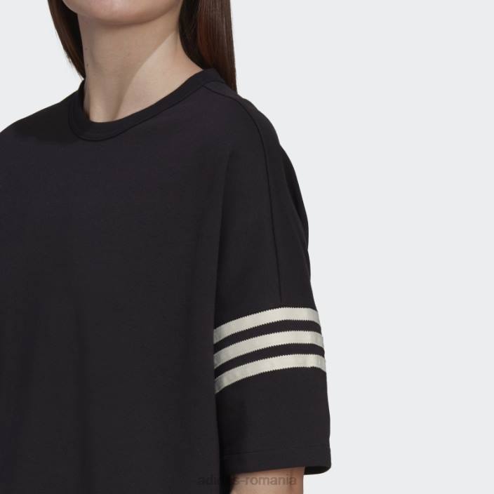 Adidas rochie tricou adicolor neuclassics negru femei negru 2JBN10340