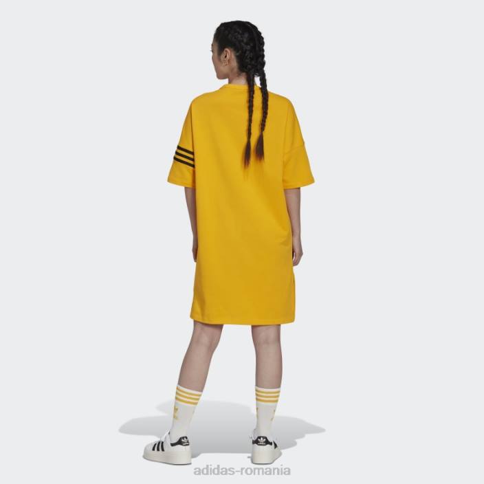 Adidas rochie tricou auriu adicolor neuclassics femei aur 2JBN17549