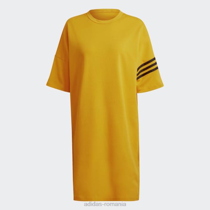 Adidas rochie tricou auriu adicolor neuclassics femei aur 2JBN17549