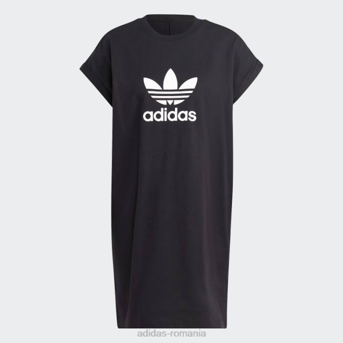 Adidas rochie trifoil adicolor classics negru femei negru 2JBN16430