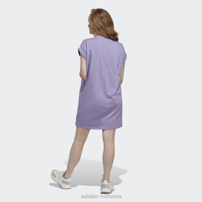 Adidas rochie trifoil lila adicolor classics femei liliac 2JBN9905