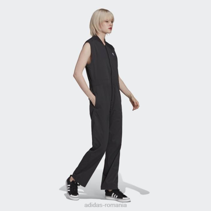 Adidas salopetă neagră adicolor classics largi femei negru 2JBN3203