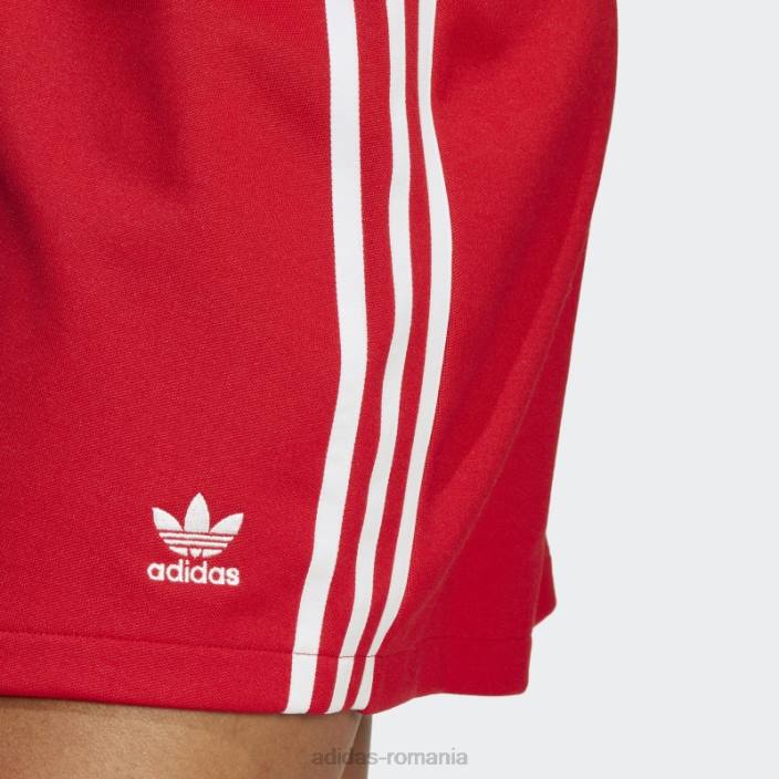 Adidas scarlet adicolor classics fustă scurtă înfășurată cu 3 dungi femei stacojiu 2JBN9047