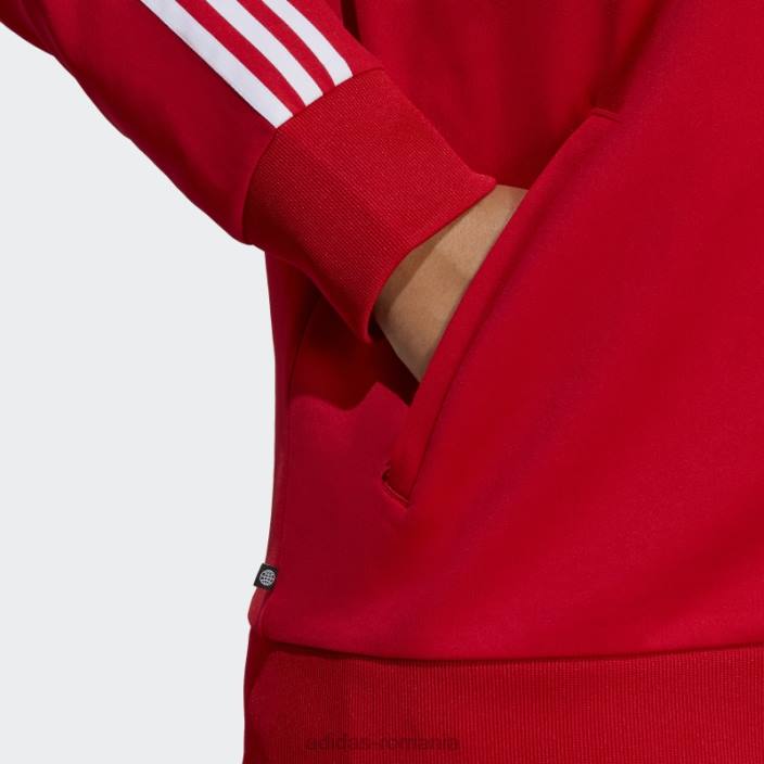 Adidas scarlet adicolor classics sst track top (plus mărime) femei stacojiu 2JBN16505
