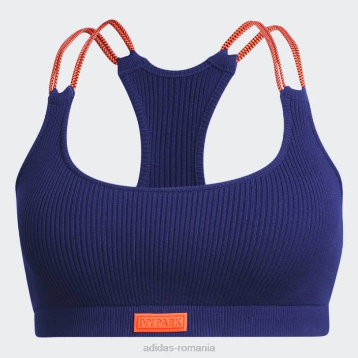 Adidas sutien din tricot indigo (mărime plus) femei indigo 2JBN3688