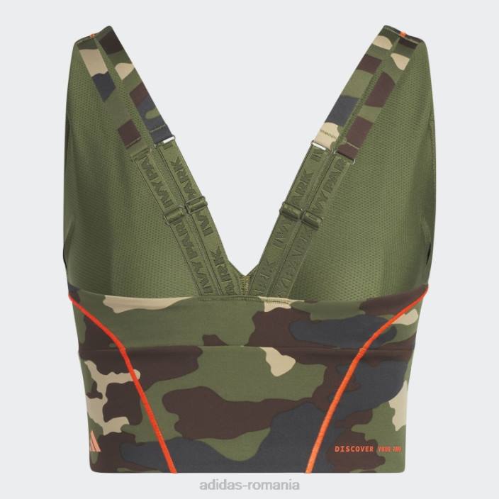 Adidas sutien triunghi aop camo femei aop camo 2JBN2450