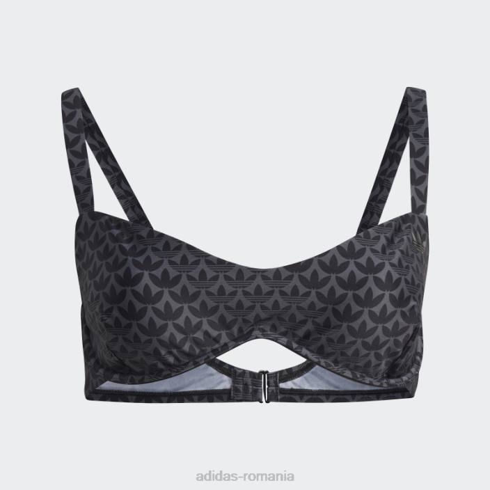 Adidas top de înot negru originals (plus mărime) adidas femei alb negru 2JBN16947