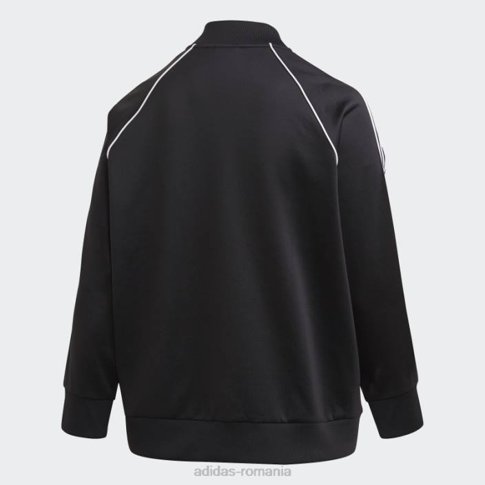 Adidas top negru primeblue sst track top (plus mărime) femei alb negru 2JBN9010