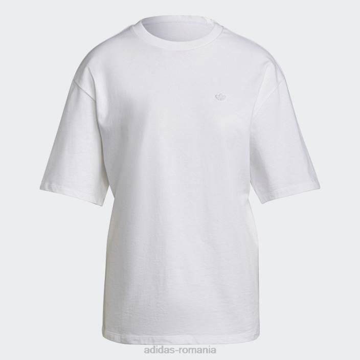Adidas tricou adicolor alb dintr-un singur tricou femei alb 2JBN3712