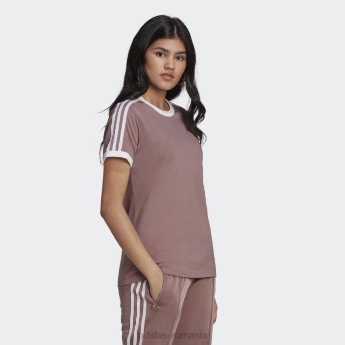Adidas tricou adicolor classics cu 3 dungi violet femei Violet 2JBN10255