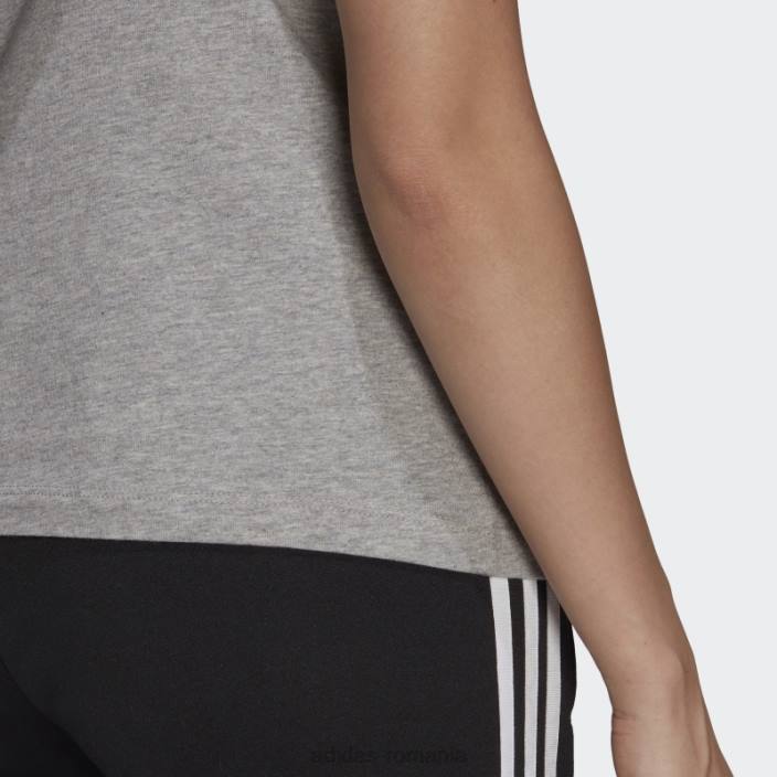 Adidas tricou adicolor classics gri mediu cu 3 dungi femei gri mediu 2JBN9947
