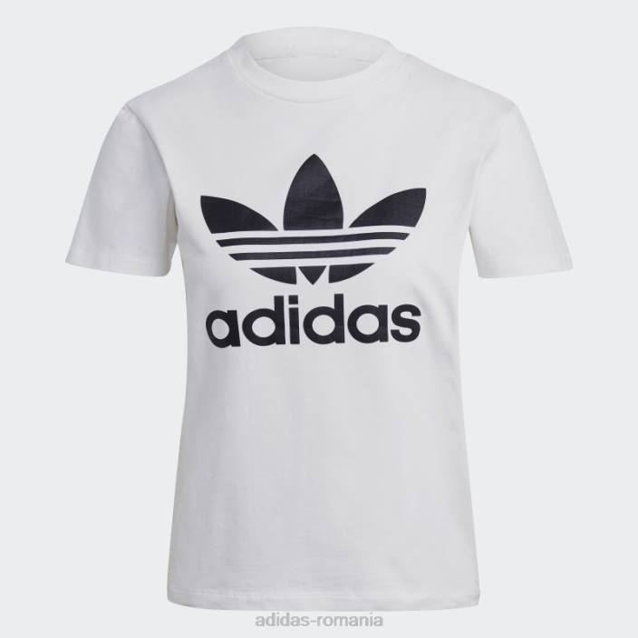 Adidas tricou adicolor classics trefoil alb femei alb 2JBN8942