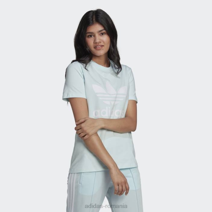 Adidas tricou adicolor classics trefoil albastru femei albastru 2JBN3691