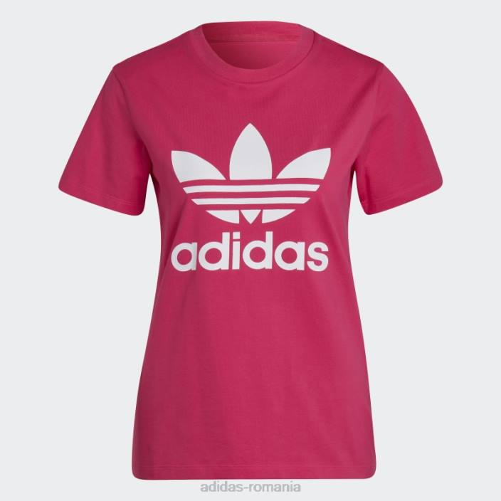 Adidas tricou adicolor classics trefoil magenta real femei magenta real 2JBN10076