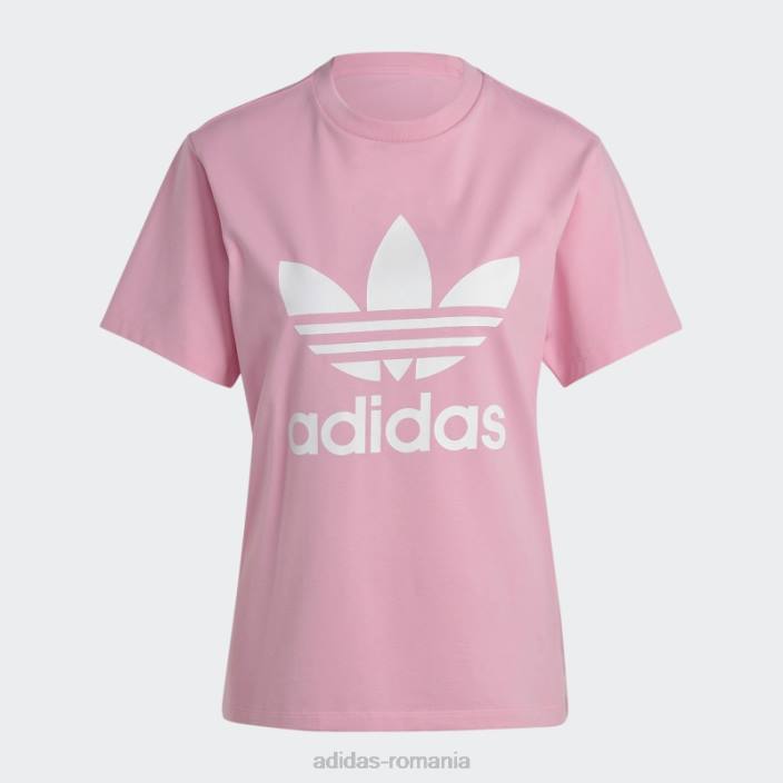 Adidas tricou adicolor classics trefoil roz femei roz 2JBN9566
