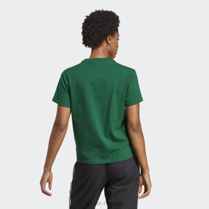 Adidas tricou adicolor classics trefoil verde închis adidas femei verde inchis 2JBN10212