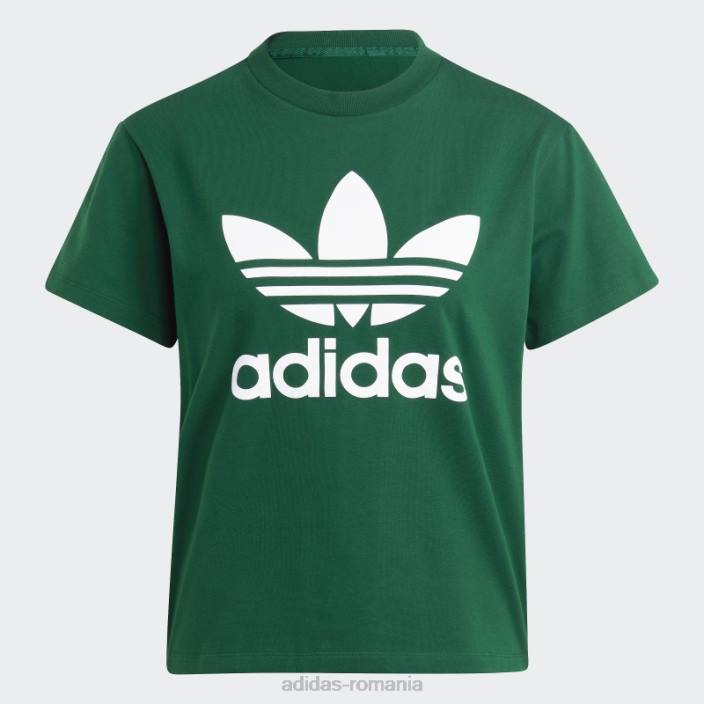 Adidas tricou adicolor classics trefoil verde închis adidas femei verde inchis 2JBN10212