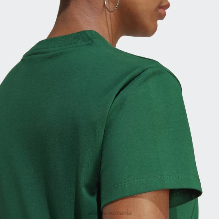Adidas tricou adicolor classics trefoil verde închis adidas femei verde inchis 2JBN10212