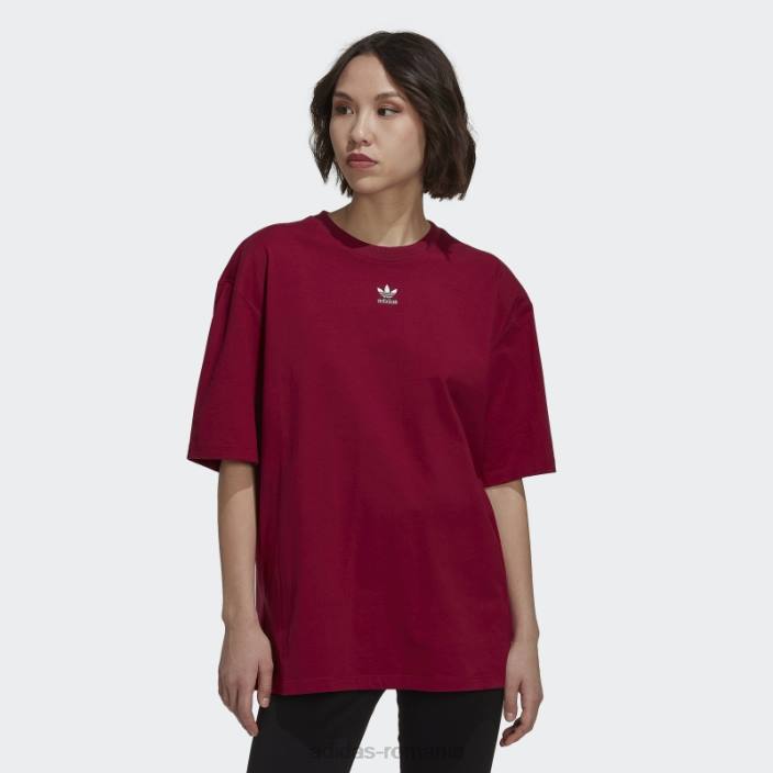 Adidas tricou adicolor essentials burgundy femei Burgundia 2JBN10220