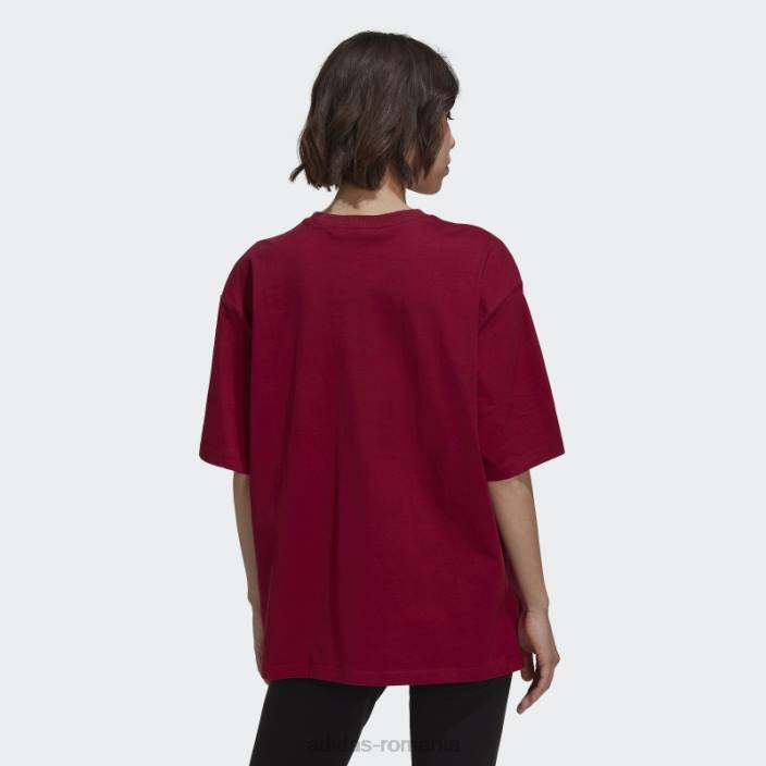 Adidas tricou adicolor essentials burgundy femei Burgundia 2JBN10220