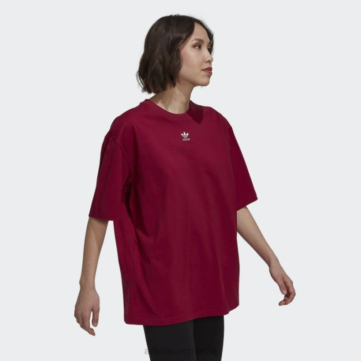 Adidas tricou adicolor essentials burgundy femei Burgundia 2JBN10220