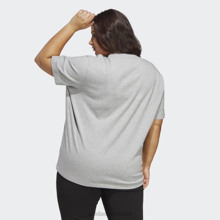 Adidas tricou adicolor essentials (marime plus) gri mediu femei gri mediu 2JBN9374