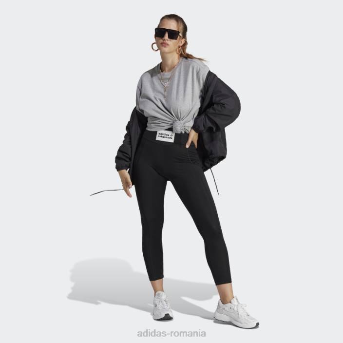 Adidas tricou adicolor medium grey essentials femei gri mediu 2JBN9139