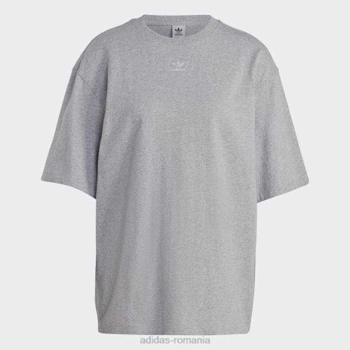 Adidas tricou adicolor medium grey essentials femei gri mediu 2JBN9139