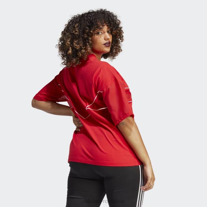 Adidas tricou adidas originals stacojiu femei stacojiu 2JBN9201