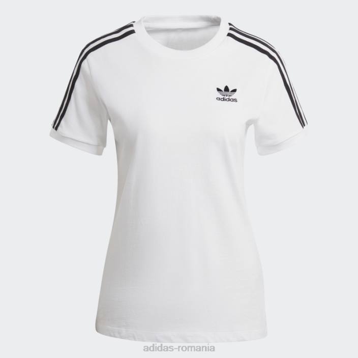 Adidas tricou alb adicolor clasics cu 3 dungi adidas femei alb 2JBN8895