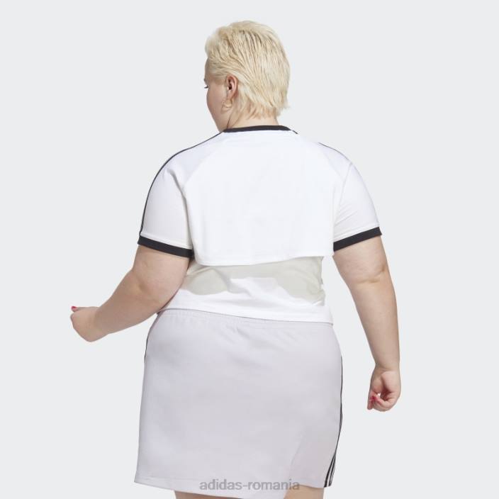 Adidas tricou alb întotdeauna original (plus mărime) femei alb 2JBN10828