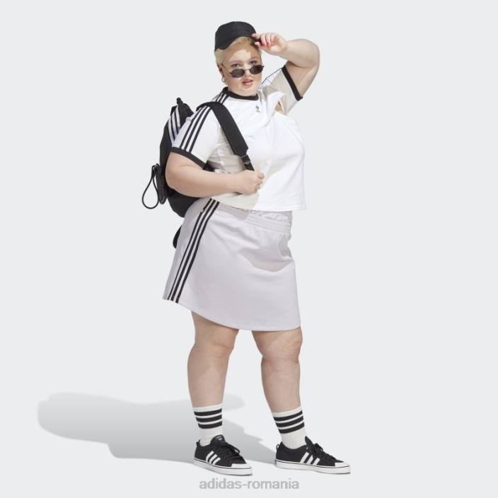 Adidas tricou alb întotdeauna original (plus mărime) femei alb 2JBN10828