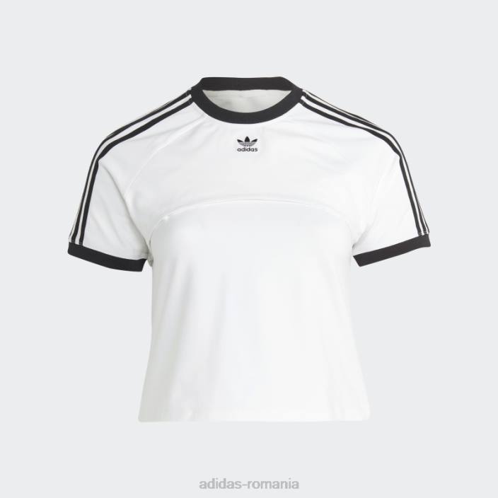 Adidas tricou alb întotdeauna original (plus mărime) femei alb 2JBN10828