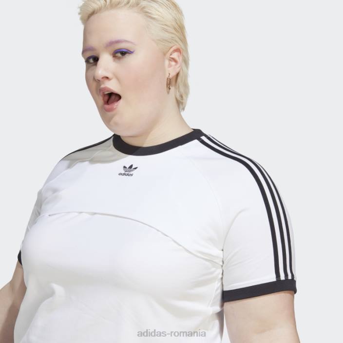 Adidas tricou alb întotdeauna original (plus mărime) femei alb 2JBN10828