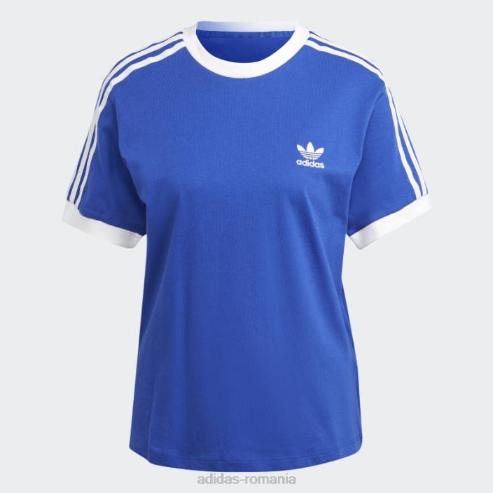 Adidas tricou albastru adicolor classics cu 3 dungi femei albastru 2JBN16511