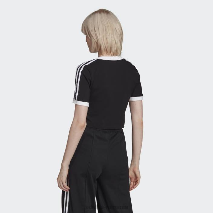 Adidas tricou cropped adicolor classics negru femei negru 2JBN10544
