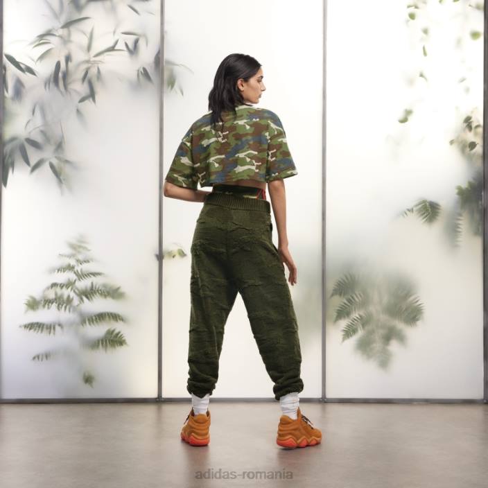 Adidas tricou cu imprimeu camo femei imprimeu camo 2JBN2531
